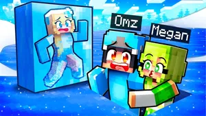 Omz And Megan Minecraft Adventure Wallpaper