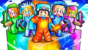 Omz Minecraft Characters Wallpaper