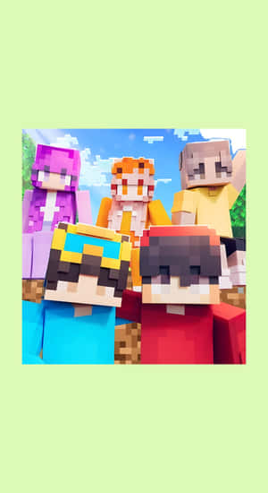 Omz Minecraft Characters Wallpaper