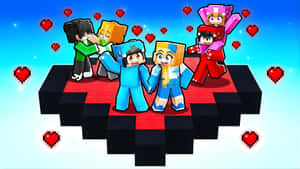 Omz Minecraft Love Scene Wallpaper