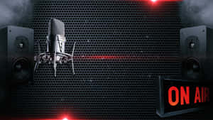 On Air Black Radio Station Wallpaper