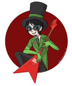 Onceler Guitar Illustration Wallpaper