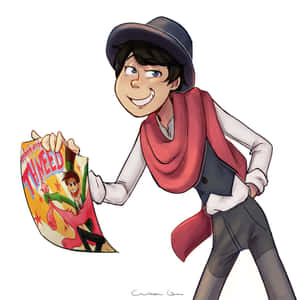 Onceler Holding Thneed Illustration Wallpaper