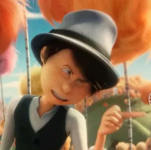 Onceler Smirk Animated Character Wallpaper