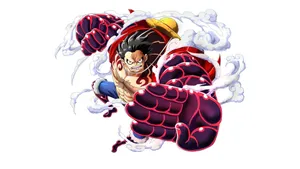 One Piece Anime Luffy Big Arms Wallpaper