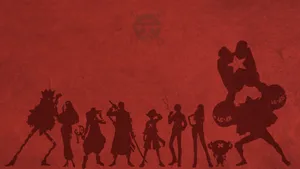 One Piece Anime Silhouettes Pirates Wallpaper