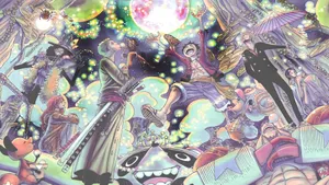 One Piece Celebration Artwork Wallpaper