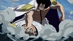 One Piece Character Garpin Action Wallpaper