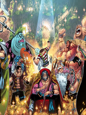 One Piece Characters Epic Gathering Wallpaper