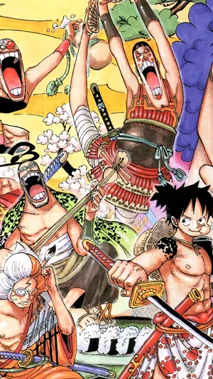 One Piece Crew: Unstoppable Adventures Await! Wallpaper