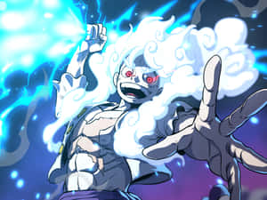 One Piece Gear5 Luffy Transformation Wallpaper