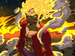 One Piece Gear5 Transformation Wallpaper