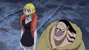 One Piece Hogbackand Cindry Anime Scene Wallpaper