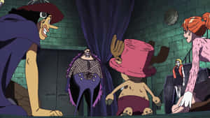 One Piece Hogbackand Mysterious Characters Wallpaper