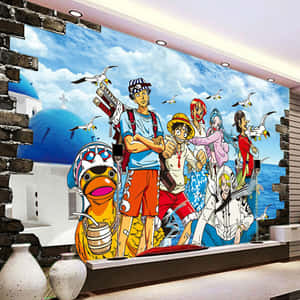One Piece Japan Anime Bedroom Wall Wallpaper