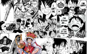 One Piece Manga Adventure Of Straw Hat Pirates Wallpaper