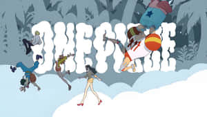 One Piece_ Straw Hat Crew_ Winter Adventure Wallpaper