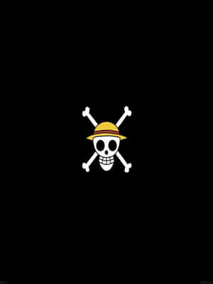 One Piece Straw Hat Jolly Roger Wallpaper Wallpaper