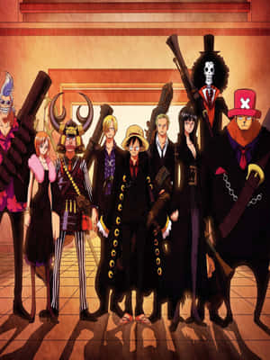 One Piece Straw Hat Pirates Gathering Wallpaper