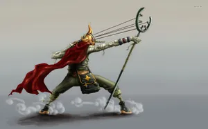 One Piece Usopp Gray Background Wallpaper