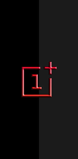 One Plus Black Logo Wallpaper