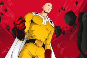 One Punch Man Minimalist Art Wallpaper