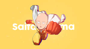 One Punch Man Minimalist Artwork Wallpaper