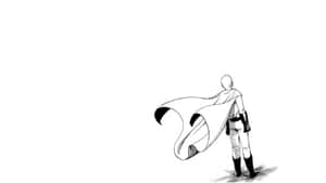 One Punch Man Minimalist Artwork Wallpaper