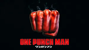 One Punch Man Minimalist - Saitama's Powerful Simplicity Wallpaper