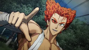 One Punch Man's Garou In Action Wallpaper