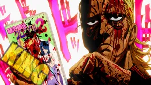 One Punch Man's King Standing Strong Wallpaper