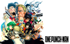 One Punch Man Season 2 Action Scene Wallpaper Wallpaper