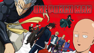 One Punch Man Season 2 Action Scene Wallpaper Wallpaper