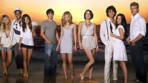 One Tree Hill Cast Sunset Wallpaper