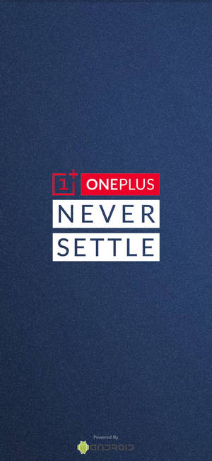 Oneplus Nord Grainy Never Settle Wallpaper