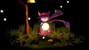 Oneshot Character Niko Night Scene Wallpaper