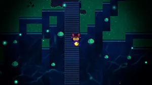 Oneshot Game Niko Climbing Stairs Wallpaper