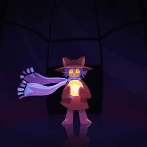 Oneshot Niko Holding Lightbulb Wallpaper