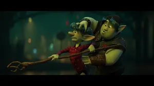 Onward Ian With Wizard Staff Wallpaper