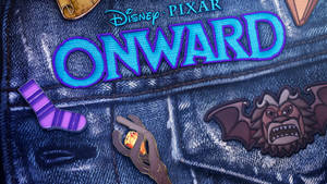 Onward Stitched Movie Title Wallpaper