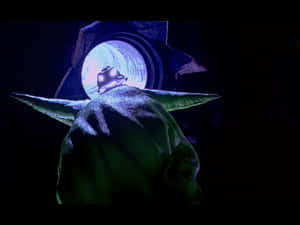 Oogie Boogie Neon Light Wallpaper