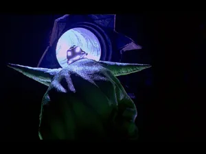 Oogie Boogie Neon Light Wallpaper