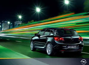 Opel Astra Gtc In Motion Wallpaper