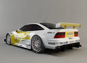 Opel Calibra In Vibrant Red Wallpaper