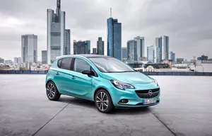 Opel Corsa Light Blue Wallpaper