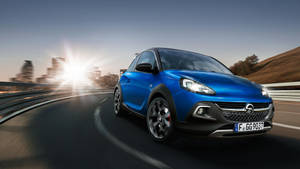 Opel Crossland X Blue And Black Wallpaper