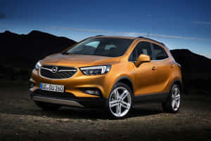 Opel Mokka Cruising On A Beautiful Country Road Wallpaper