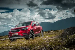 Opel Mokka On A Mountain Road Wallpaper