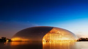 Opera House In Beijing Wallpaper