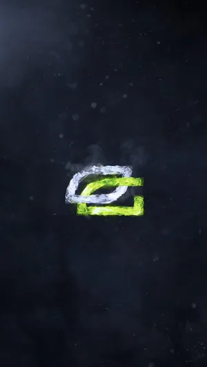 Optic Gaming Logo Ice Effect Wallpaper